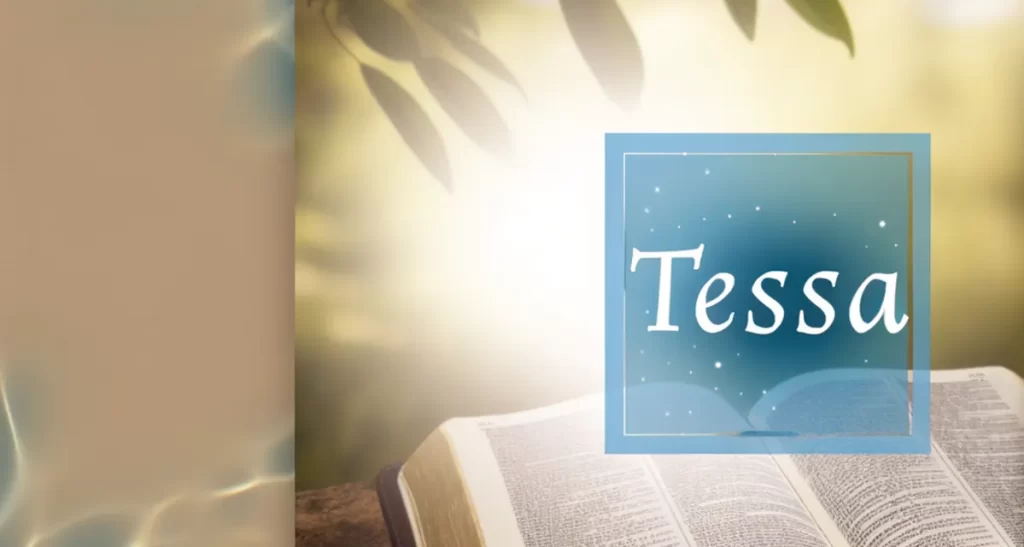 origen bíblico del nombre Tessa